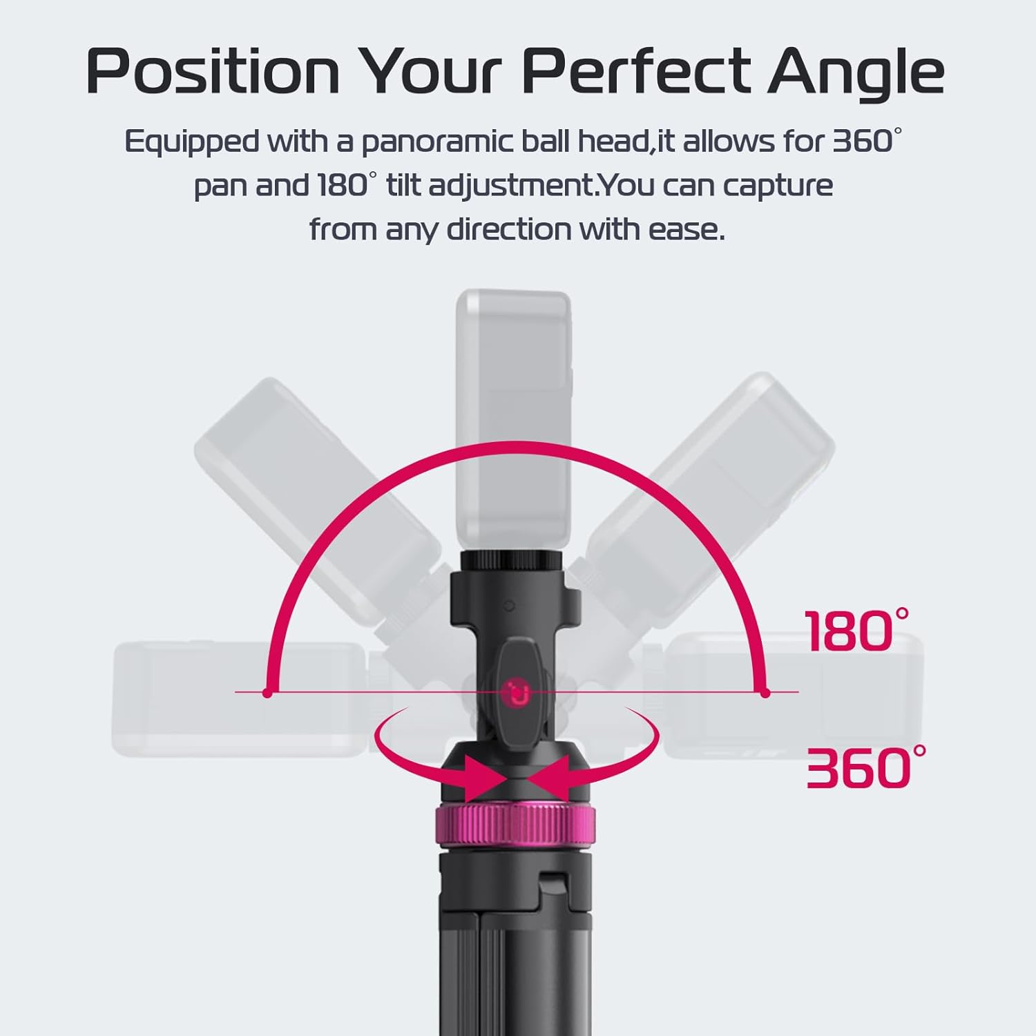 ULANZI MT-89 Extendable Tripod Aluminum, 82" Portable Adjustable Light Stand with 1/4" Screw Quick Release, Camera Phone Tripod for Camera Video Light Smartphone, Lightweight for Travel,Up Load 2.2LBS - Image 6